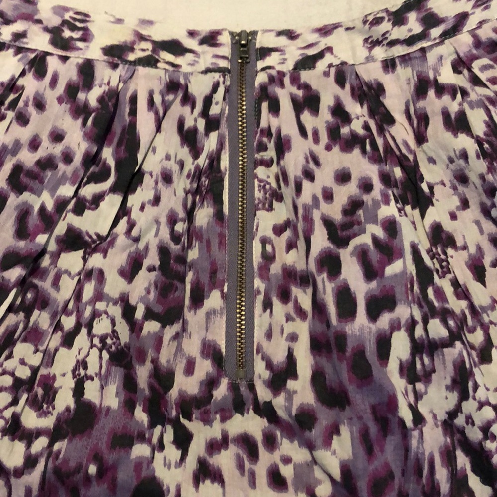 Kimchi Blue Purple and Black Watercolor Skirt